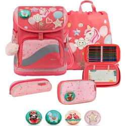 Belmil Premium Smarty Plus Schulranzenset 5-teilig - Rose Quartz Koffer24