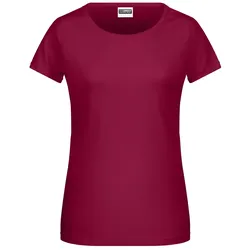 Damen Basic T-Shirt "8007" - XXL - wine