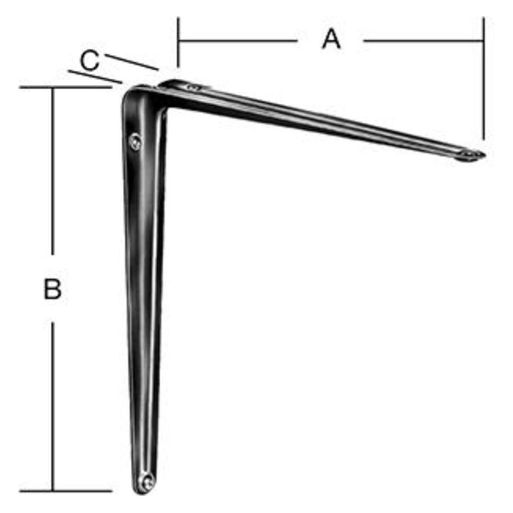 Pferd Werkzeuge Vormann Stahlblechkonsole 250X300 braun (230405)