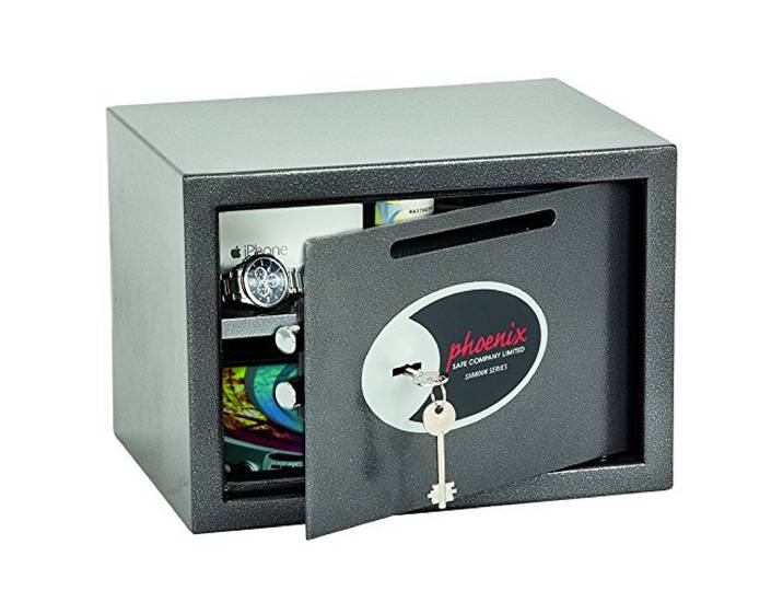 Phoenix SS0802KD Coffre De Sécurité Et De Dépôt Vela Avec Serrure À Clef (Petit)