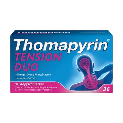 Thomapyrin Tension DUO 400 mg/100 mg Filmtabletten 36 St