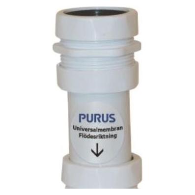 Purus Pum udløbsrør ø32/40, lodret - Udløbsrør Ø32/40mm med PUM. Lugtspaerre i ventilationsanlaeg e (Siphonverbinder) (750393-040)