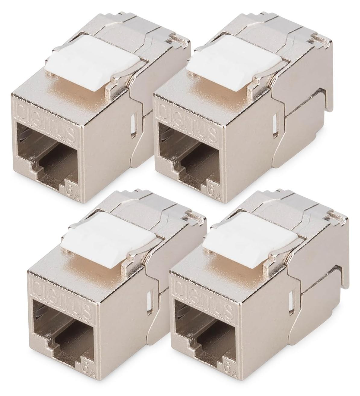 Digitus DN-93615-S-4 Keystone Cat6A geschermde modules, 4 stuks
