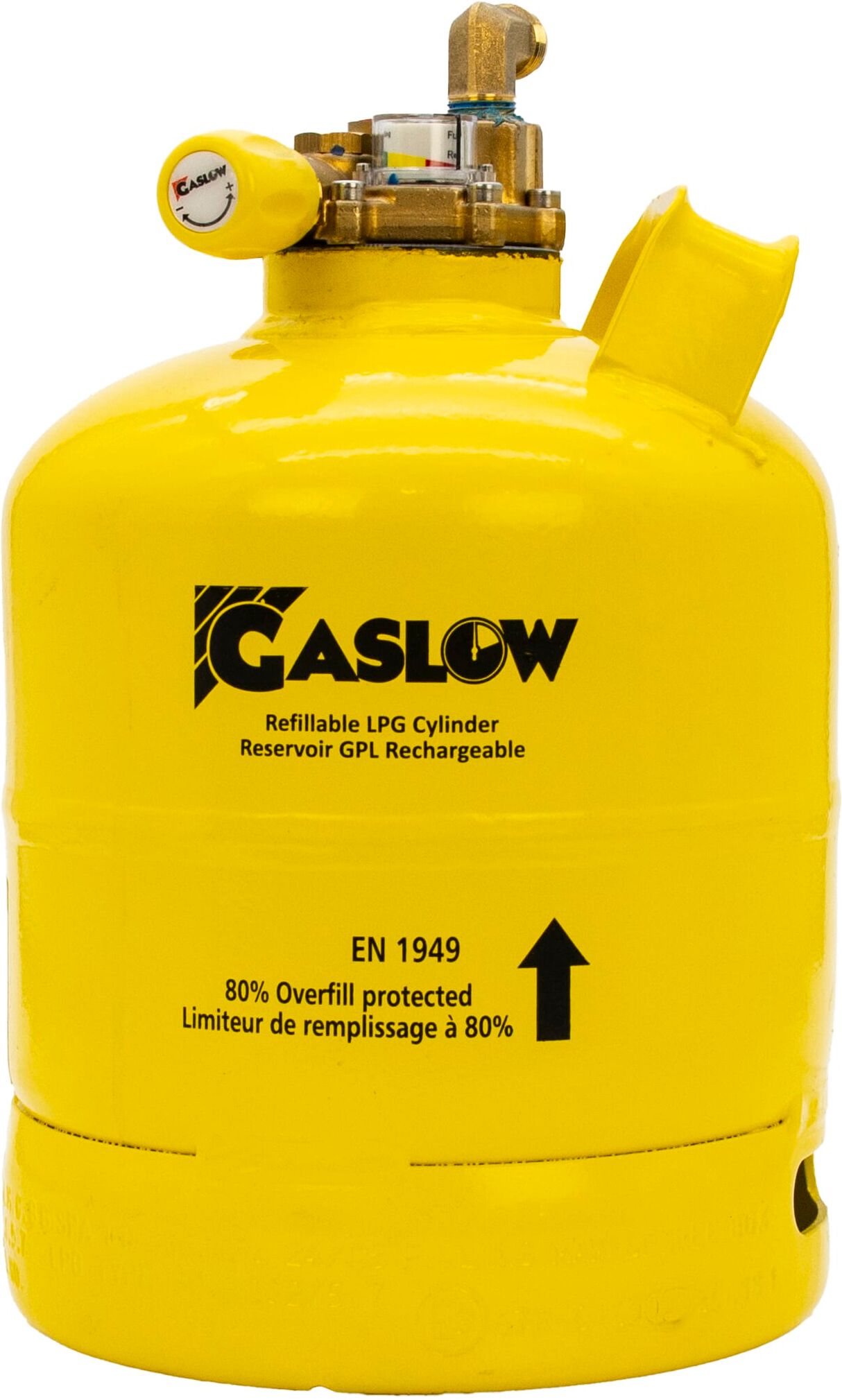 Gaslow R67 2.7kg Refillable Cylinder 1 with Level Gauge