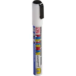 Kreidestift, 1 Stück 6 mm | weiß | wasserfest, Kunststoff