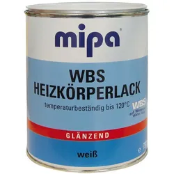 MIPA WBS Heizkörperlack 375ml weiß glänzend, vergilbungsbeständig <120°C