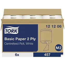 Tork Basic, Haushaltspapier, Weiss