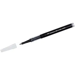 Tombow, Ersatzpatronen + Tintenfass, Tintenrollermine (Schwarz, 0.50 mm, 12 Stk.)