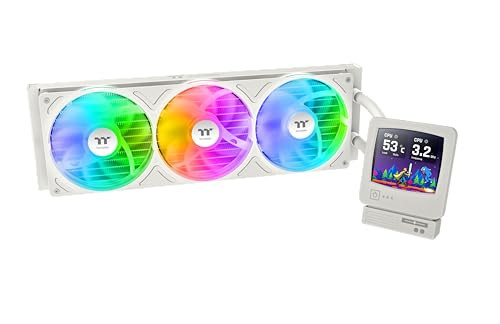 Thermaltake Retro 360 Ultra ARGB Sync All-in-One Liquid Cooler met 360mm Radiator en LCD Pompkap