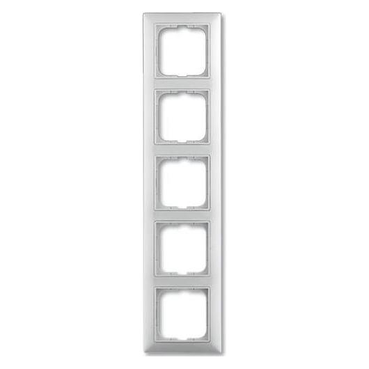 ABB basic55 Ramme, blank hvid, 5 moduler (2CHP941725A1483)