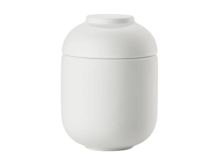 Zone Denmark Bocal avec couvercle Sensu Ø6,5x9 cm White