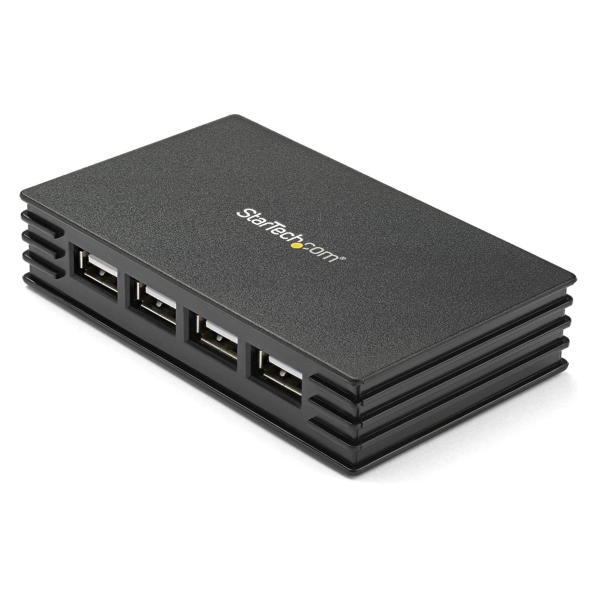 StarTech 4 Port Self Powered USB 2.0 Hub (USB-A, 4 Ports) (ST4202USBGB)