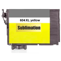 Sublimationstintenpatrone wie Epson 604XL yellow, gelb