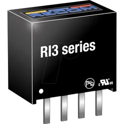RI3-0505S - DC/DC-Wandler RI3, 5 Vin, Single, 5 Vout, 600 mA, SIP4