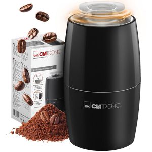 Clatronic Kaffeemühle KSW 3806, elektrisch, schwarz, Edelstahl-Schlagmesser, Füllmenge 60g
