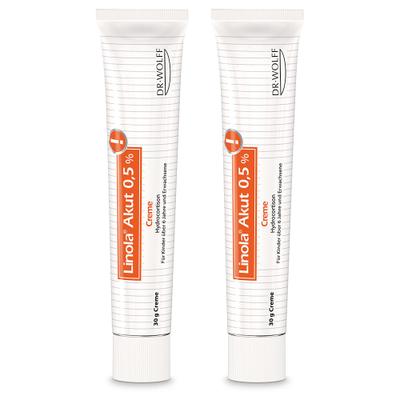 Linola akut 0,5% Creme Doppelpack 2x30 g