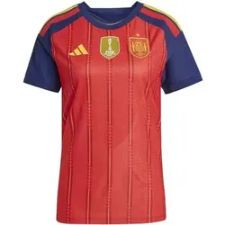 ADIDAS Damen Trikot Spanien 26 Authentic Heimtrikot, Größe L in Rot Rot