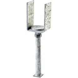 Simpson Sst, Holzverbinder, SIMPSON Stützenfuss PVD 80G-B höhenverstellbar feuerverzinkt mit Bewertung (Stützenfuss, 1 Stk.)