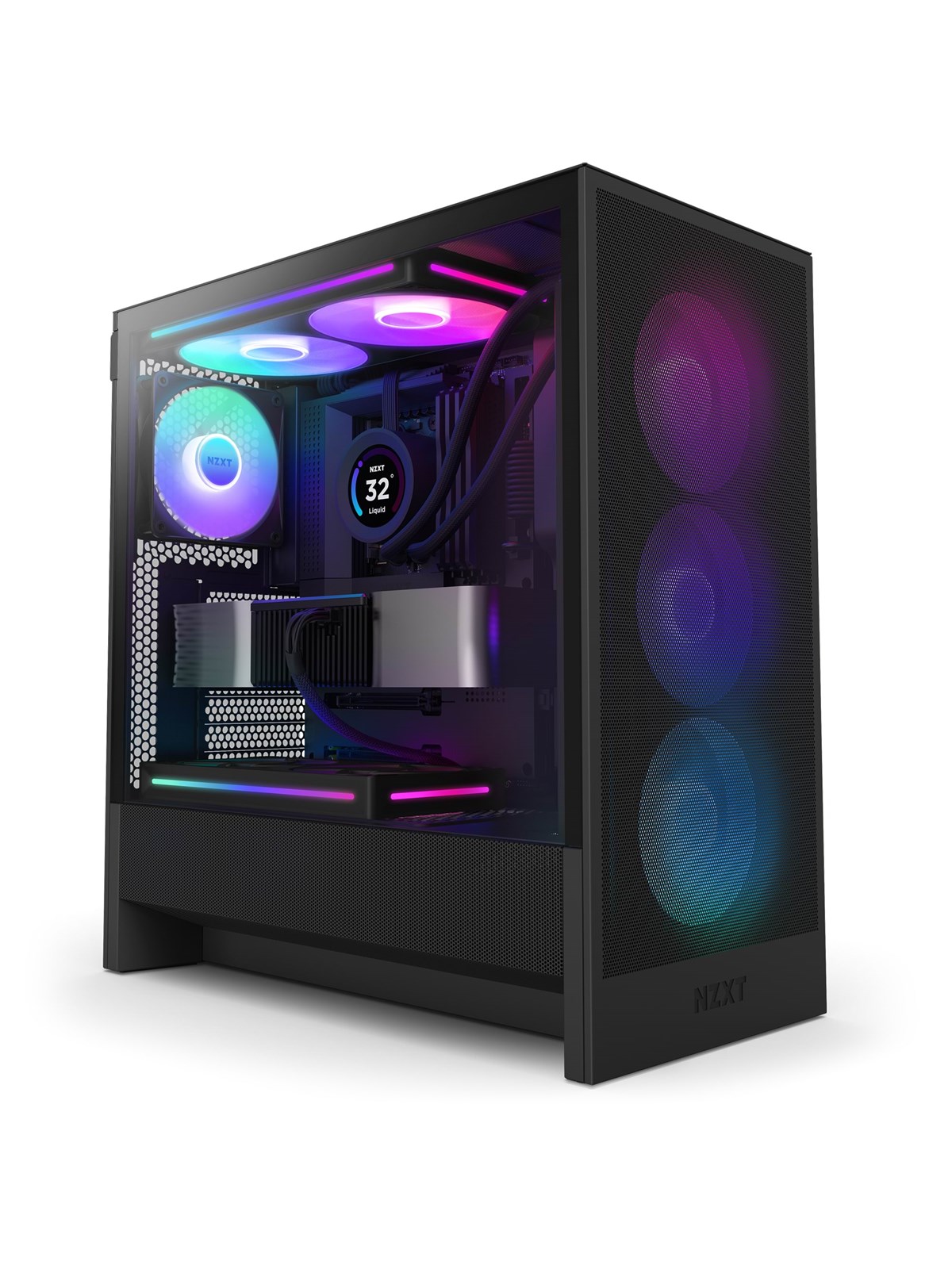 NZXT H5 Flow RGB (2024) - Gehäuse - Miditower - Schwarz