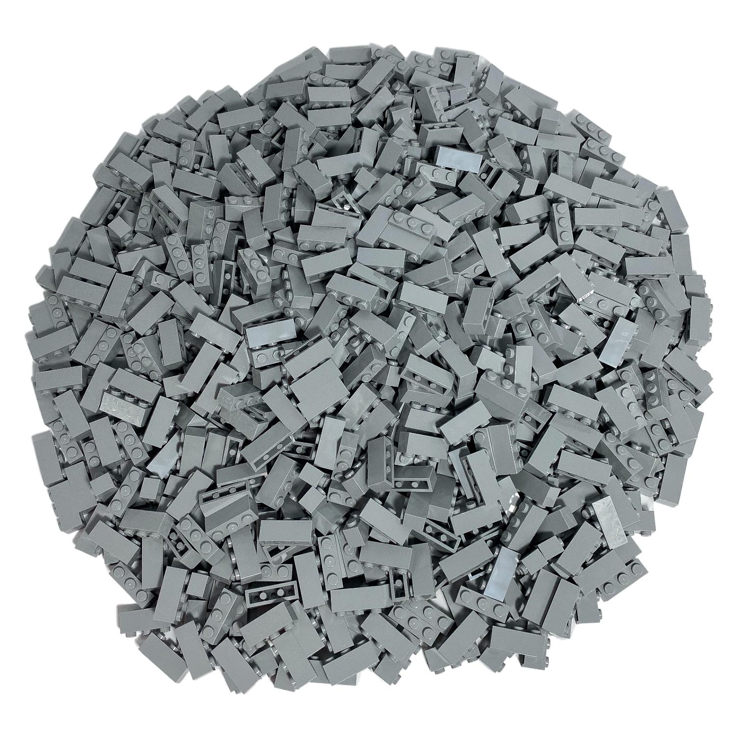 LEGO 1x3 Steine Hellgrau - 100 Stück - Light bluish grey bricks 3622 (3622, LEGO Zubehör) (3622)