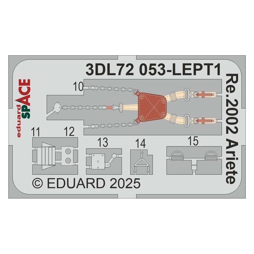 Eduard Re.2002 Ariete SPACE ITALERI (3DL72053)
