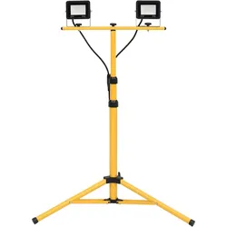 vidaXL LED-Fluter mit Stativ 2x20 W Kaltweiß