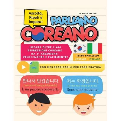 PARLIAMO COREANO, Taschenbuch von Fandom Media, New Ampersand Publishing