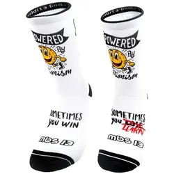 MALDITA BUENA SUERTE Socken Optimismus | weiß M | 39-40