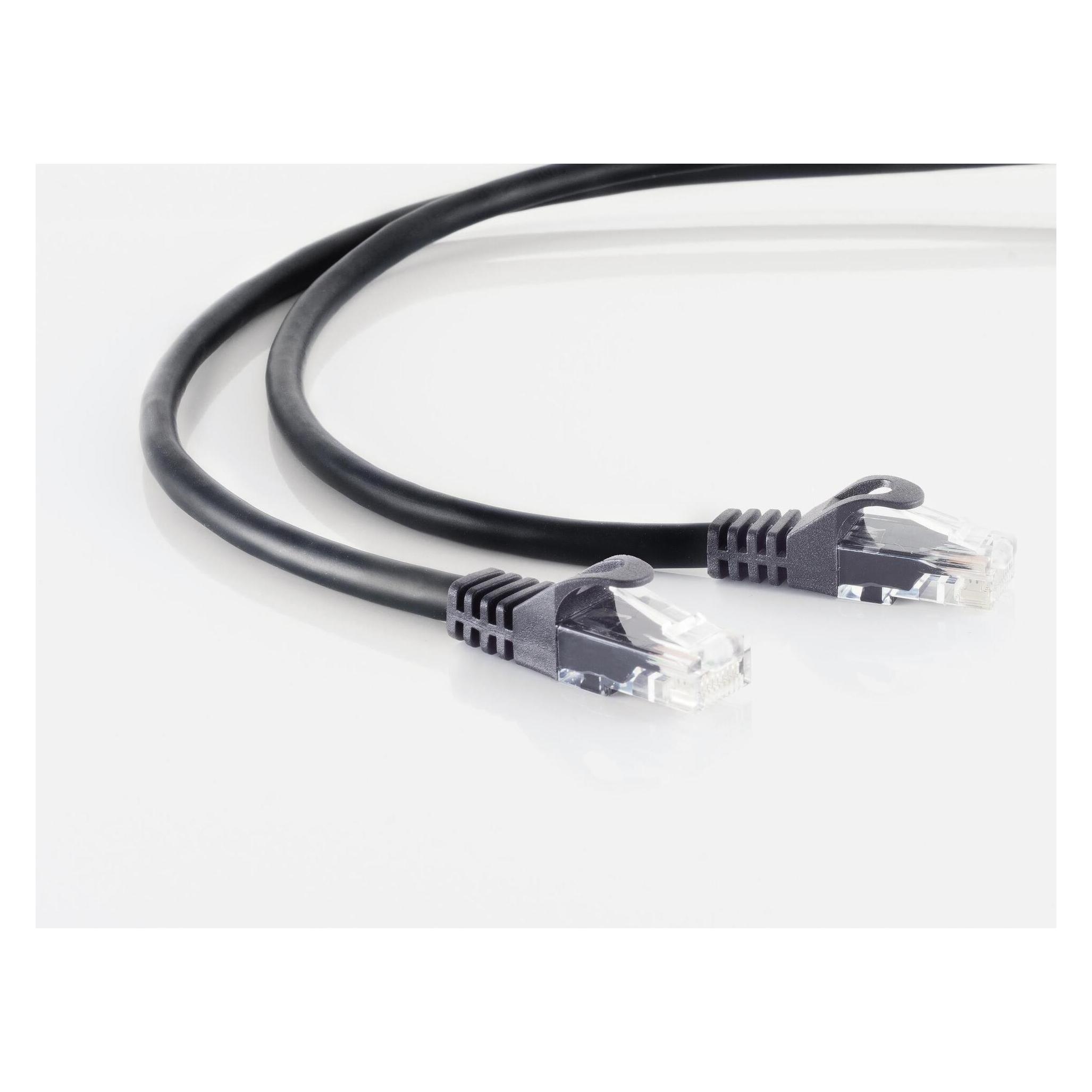Shiverpeaks S/CONN maximum connectivity Netzwerkkabel-RJ45 Patchkabel U/UTP mitCat.7 Rohkabel schwarz 20m (U/UTP, CAT7, 20 m) (08-35095)