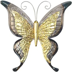 möbel direkt online Wanddekoration Butterfly goldfarben