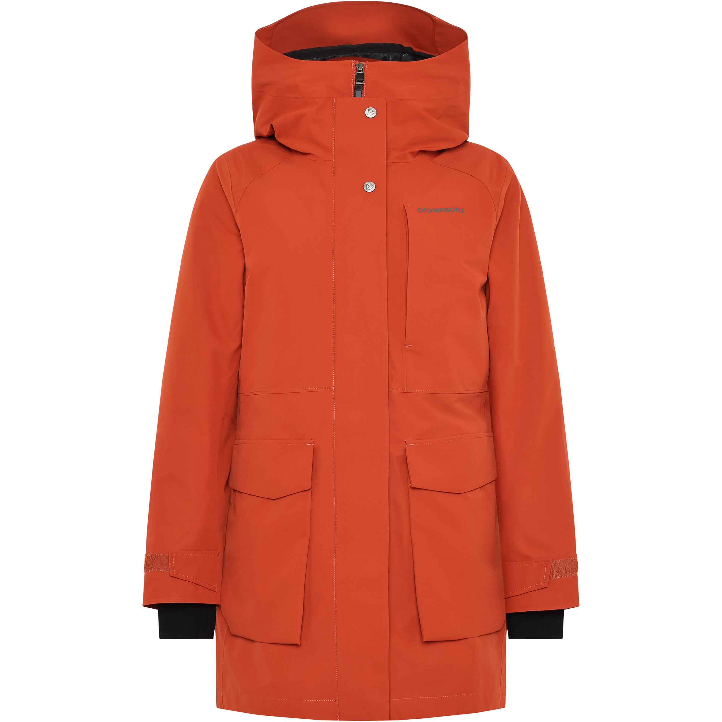 Didriksons Harriet Parka Damen Winterjacke rust Größe XS Lifestyle Isolierend Wasserabweisend