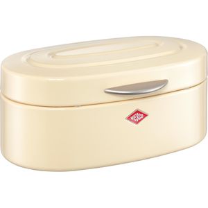 Wesco Brotkasten Single Elly, Stahlblech, Klappdeckel, 32 x 19,4 x 14cm, mandel