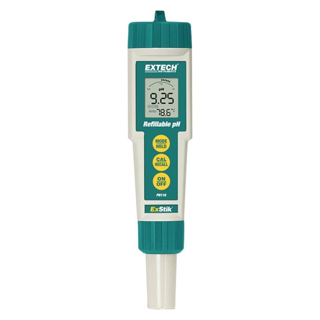 Extech Instruments Nachfüllbares pH-Messgerät, 0.. (pH-Messgerät) (PH110)
