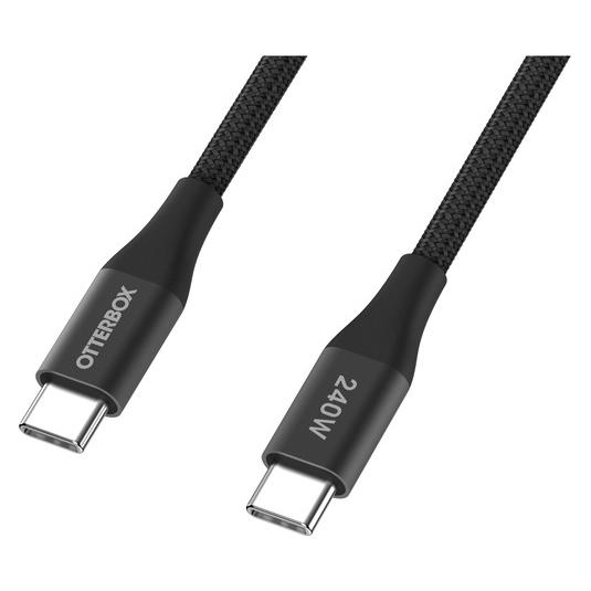 OtterBox Standard Kabel USB-C auf USB-C 240W 480 Mb/s 2m (2 m, USB 2.0, 240 W) (77-000789)