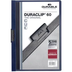 DURABLE Klemmhefter DURACLIP DIN A4 nachtblau