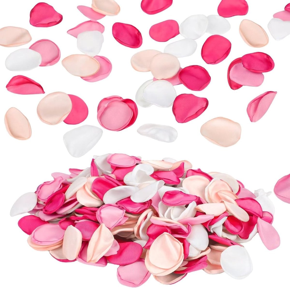 300 Stuks Lichtroze Zijden Rozenblaadjes voor Bruiloft en Valentijnsdag Decoratie