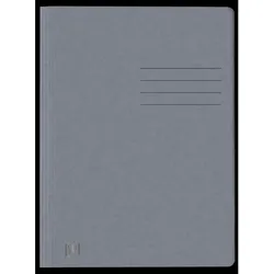 Oxford Schnellhefter Top File+ Karton, A4, grau