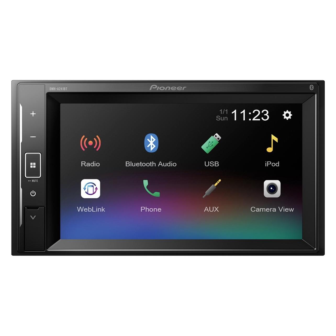 Pioneer DMH-A241BT - Multimedia Autoradio Dubbeldin - BT (Android Auto, Apple Carplay) (DMH-A241BT)