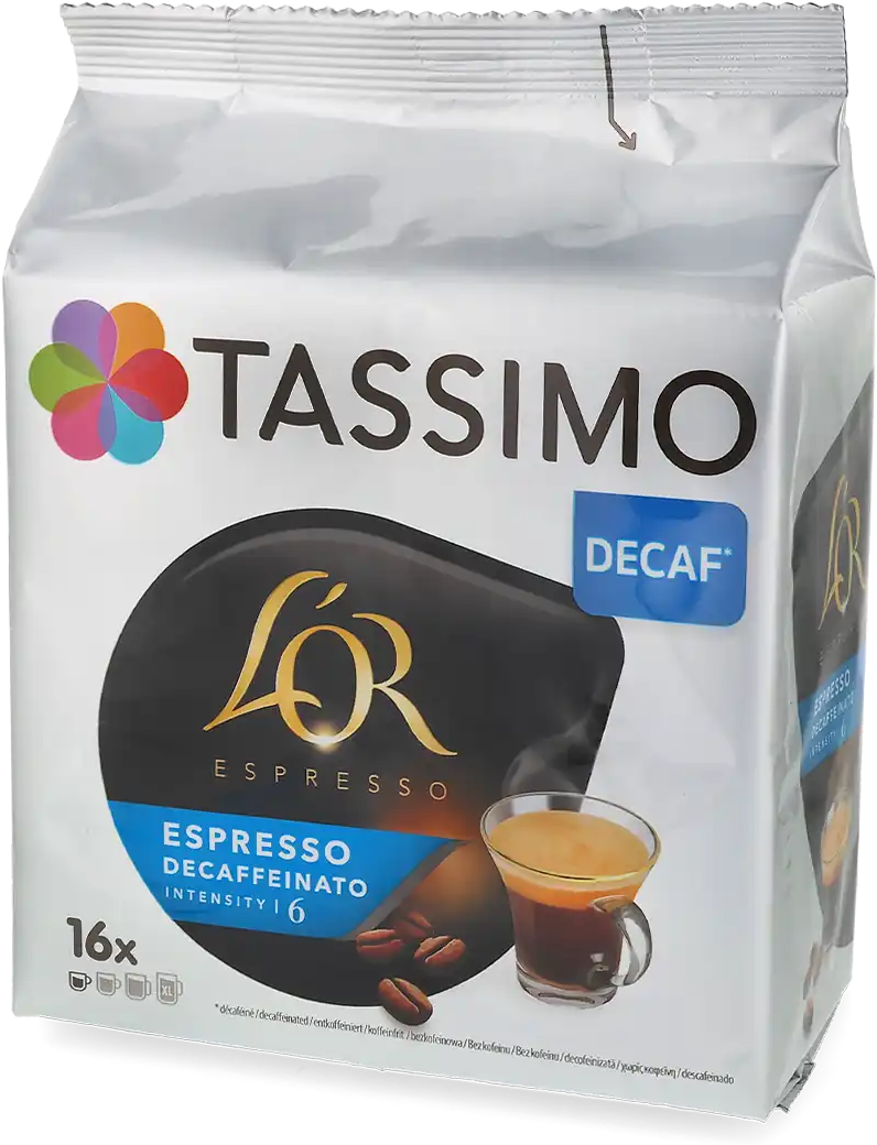 L'OR   Cafeïnevrij - 16 capsules voor Tassimo