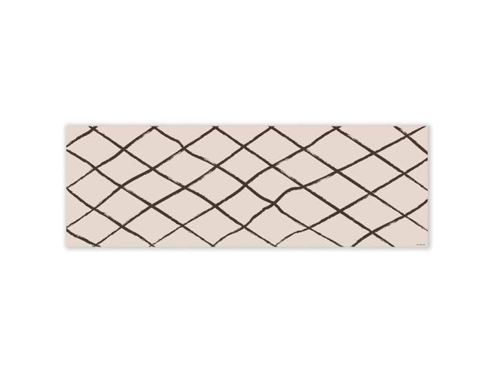 Mubusi Tapis Vinyle Berbère Beige 90x270 cm - Tapis Chambre en Vinyle
