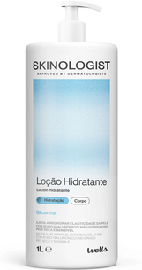 Skinologist Wells Loção Hidratante Corporal Pele Seca Sensível 1000 ml
