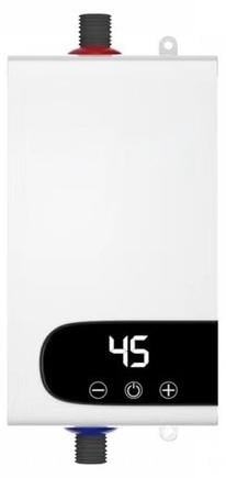 Elektrische doorstroomverwarmer 5500W - Wit