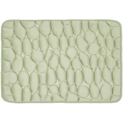 BADEMATTE Memory Foam Kiesel-Design 40/60 cm