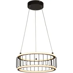 Hängelampe Pendellampe Wohnzimmerlampe dimmbar LED Gitter Esstischlampe H 150cm