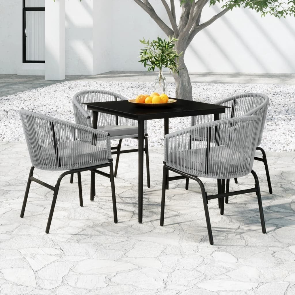 DKD HOME DECOR tuinset voor volwassenen, grijs