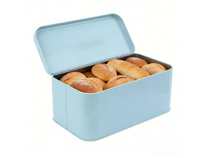 Nouvelle boîte à pain rétro en métal, bac à pain solide, boîtes de rangement pour le pain, conteneurs de stockage alimentaire pour la cuisine, récipient alimentaire domestique en fer