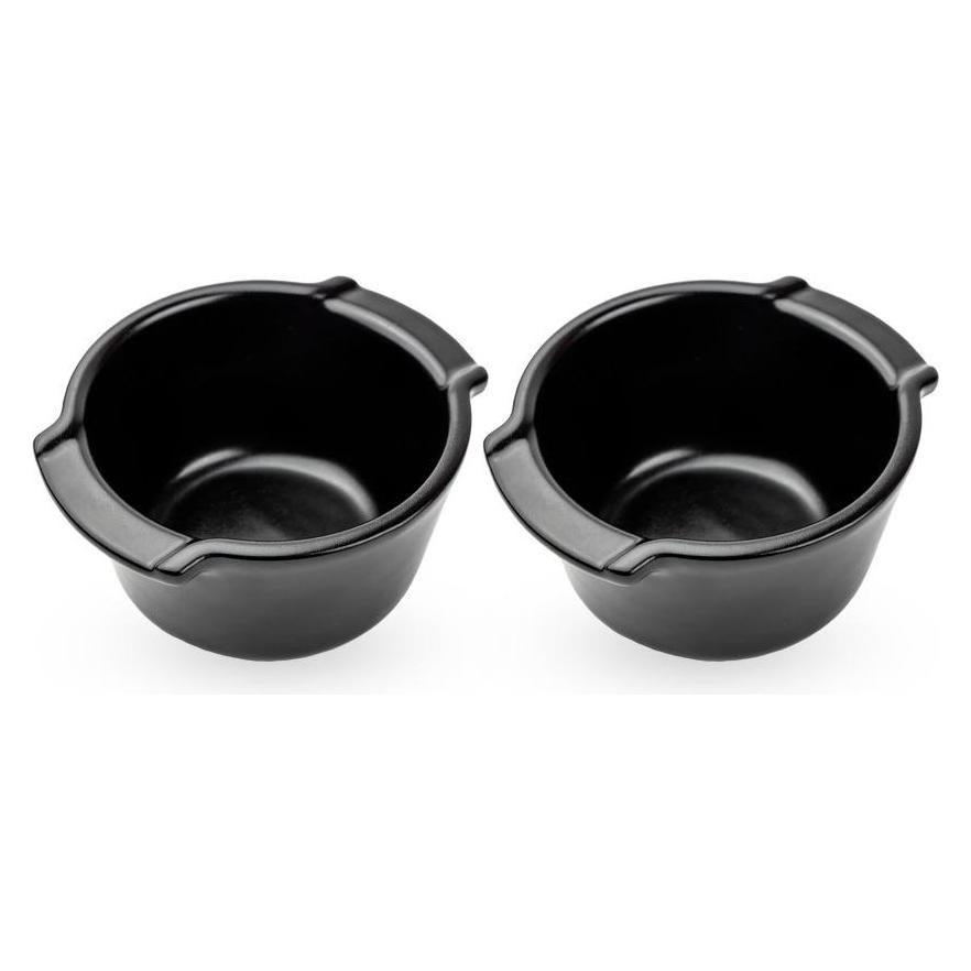 Peugeot Auflaufform Ramekin Duo satinschwarz 11 cm/20 cl (61883)