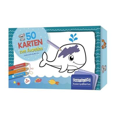 50 Karten zum Ausmalen - Tiere, Sonstige von , Circon Verlag GmbH, 978-3-8174-4667-4