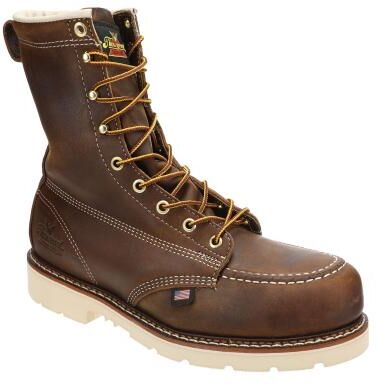 Thorogood American Heritage 8 Steel Toe Boot - Mens 8 Brown Boot E2
