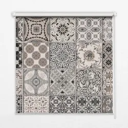 INNENROLLO - Fensterrollo - Rollo - 100x140 cm - Portugiesische Muster